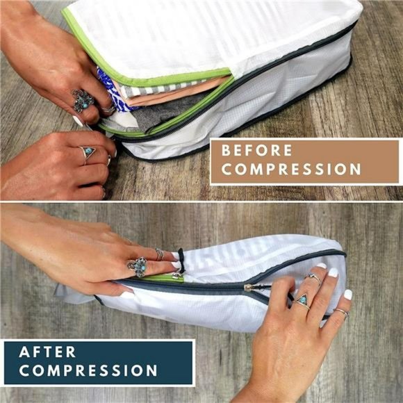 Compression Packing Cubes for Travel- Packing Cubes and Travel Organizers - Picture 5 of 6